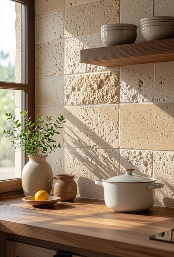 tumbled travertine rustic texture
