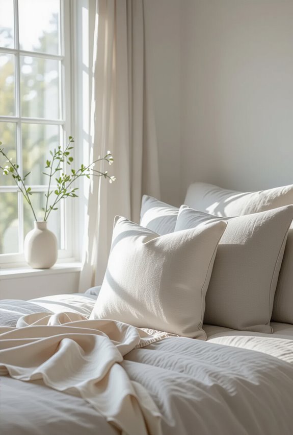 turn vintage scarves into pillows