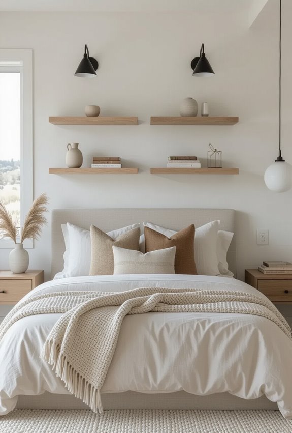 twin shelves frame bed