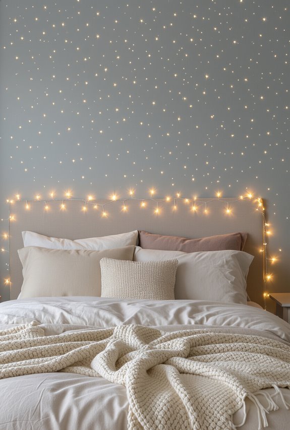 twinkling ceiling constellation lights
