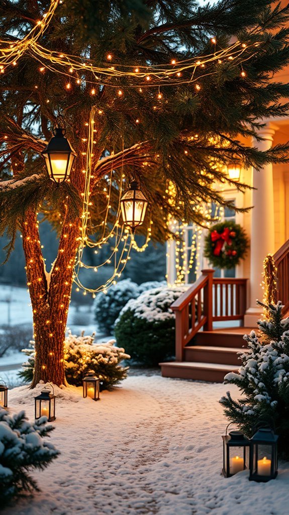 twinkling net lights transform