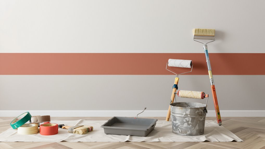 two tone wall painting guide