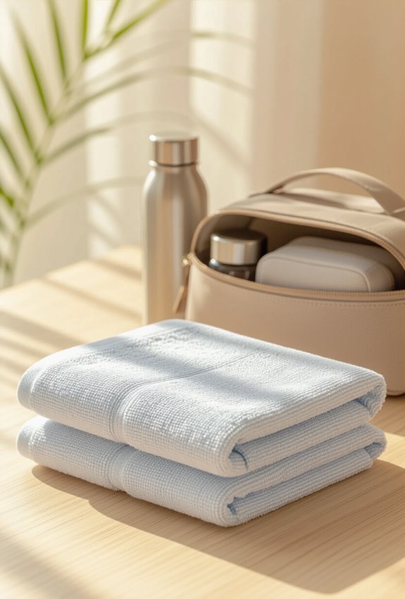 ultra compact quick drying travel towels