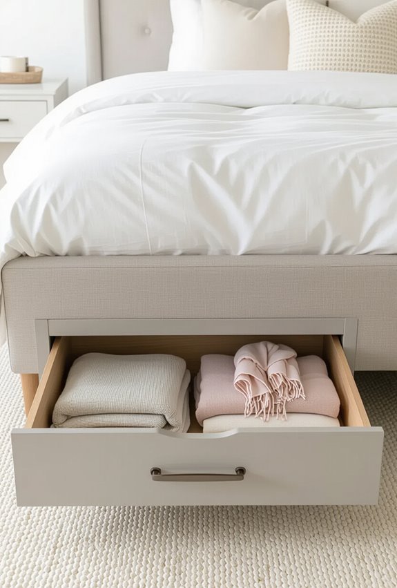 under bed smooth glide storage