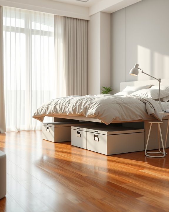 under bed storage efficiency solutions