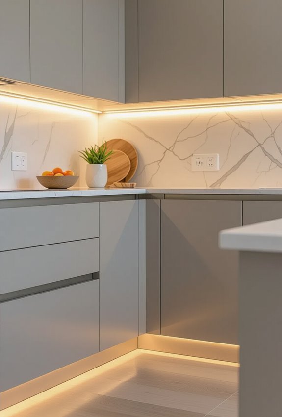 under cabinet and toe kick lighting