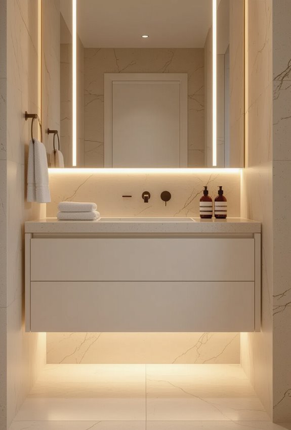 under cabinet toe kick lighting
