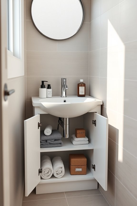 under sink storage organization tips