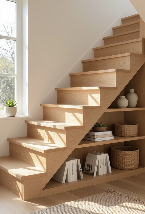 under stair tailored storage solutions