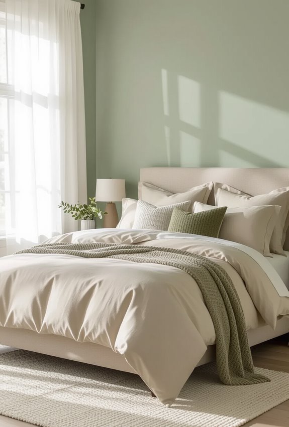 undertone matched coordinated accent bedding