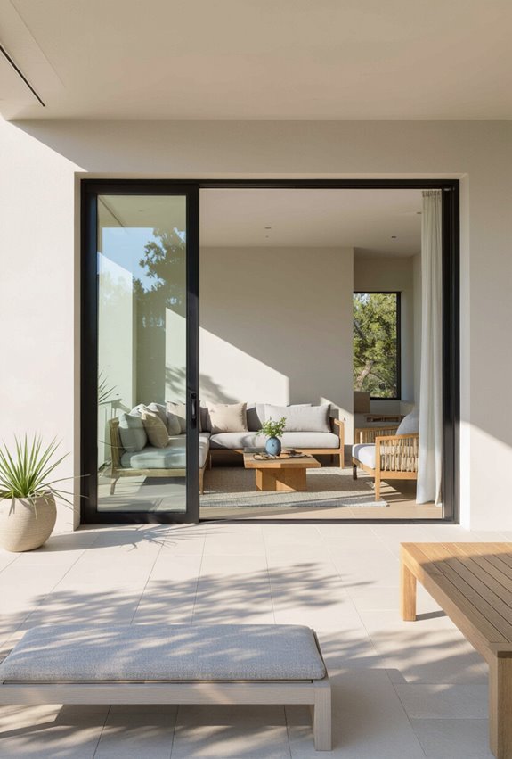 uninterrupted frameless glass views