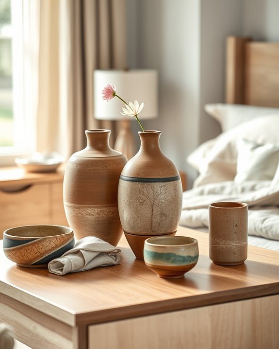 unique artisan pottery decor