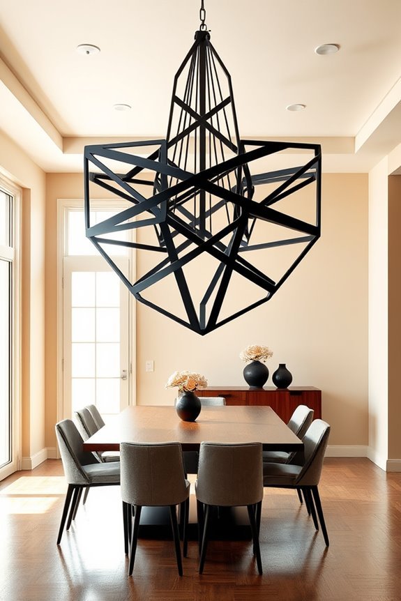 unique black chandelier designs