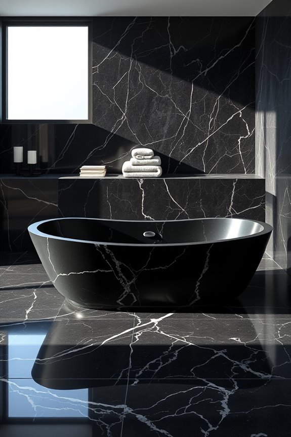unique black marble designs