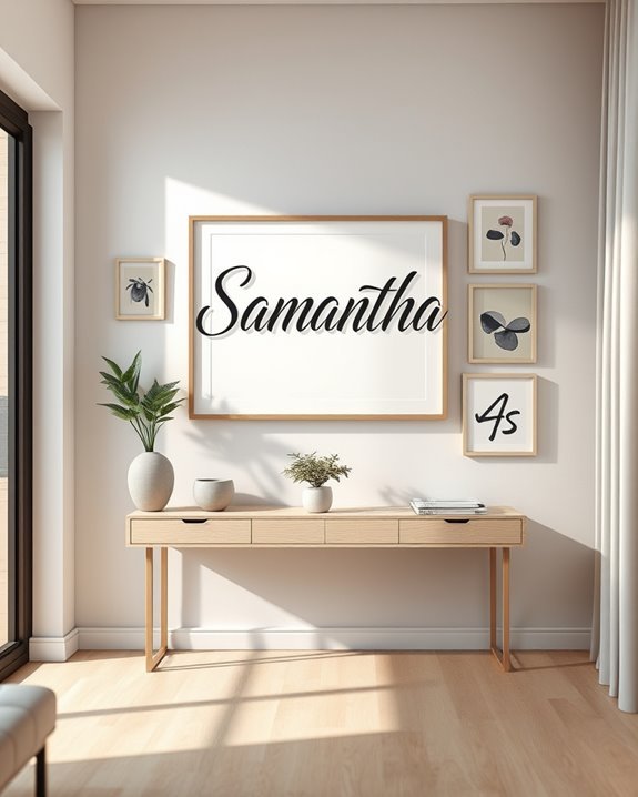 unique custom name decor