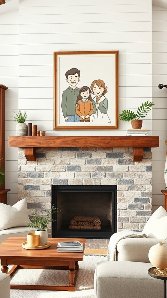 unique family portrait decor