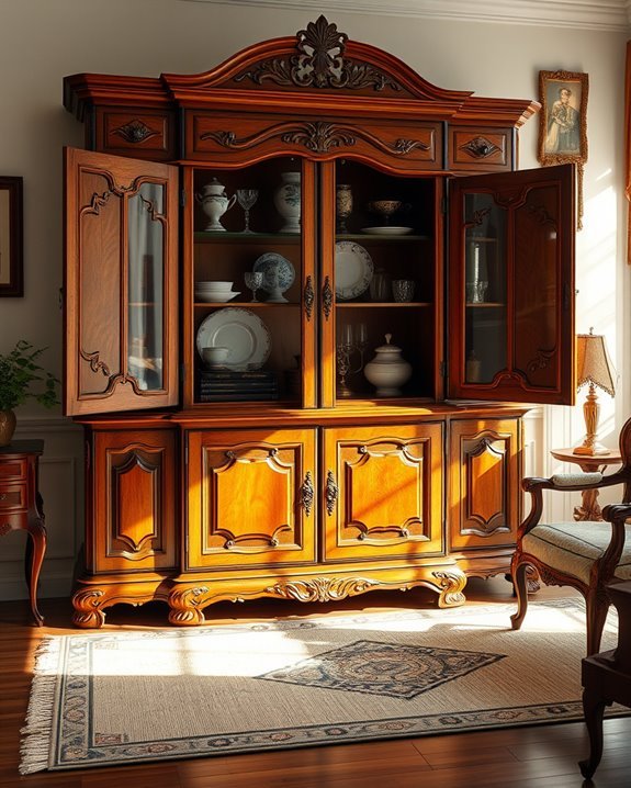 unique handcrafted cabinet artistry