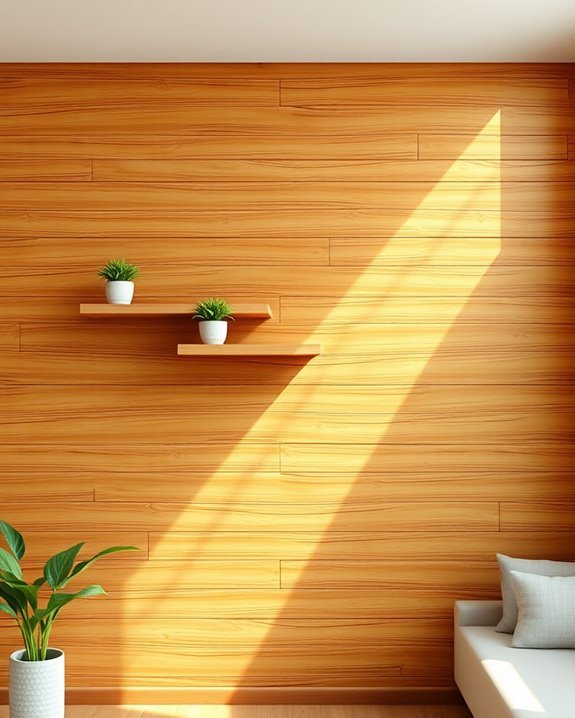 unique horizontal bamboo design