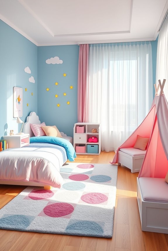 unique kids bedroom atmosphere