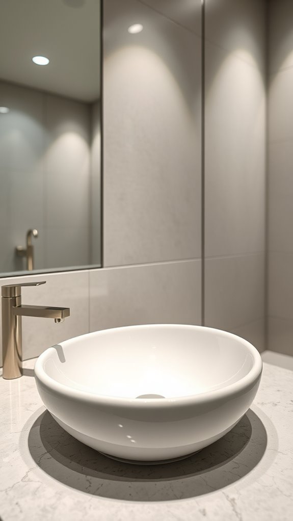 unique shaped bathroom sinks