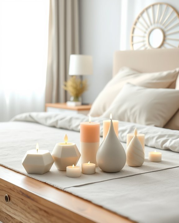 unique shaped decorative candles