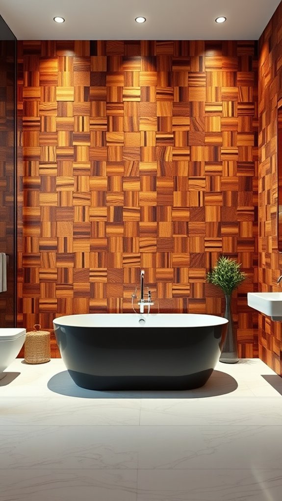 unique textured wood blocks