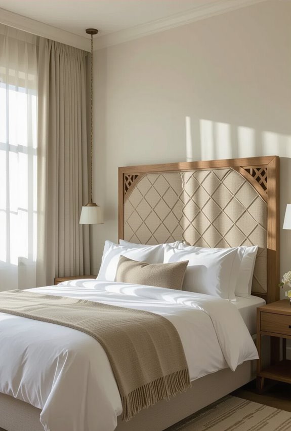 unique upcycled or translucent headboards