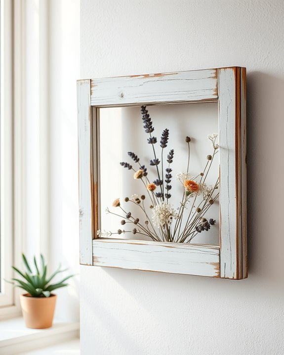 unique upcycled window art