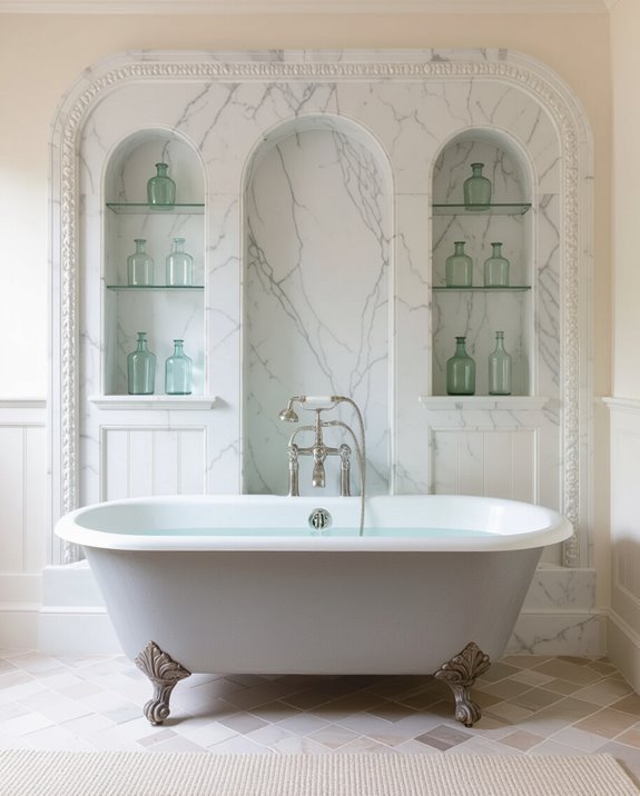 unique vintage bathtub surrounds