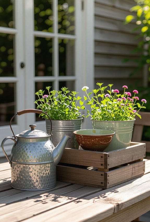 upcycled containers for planters