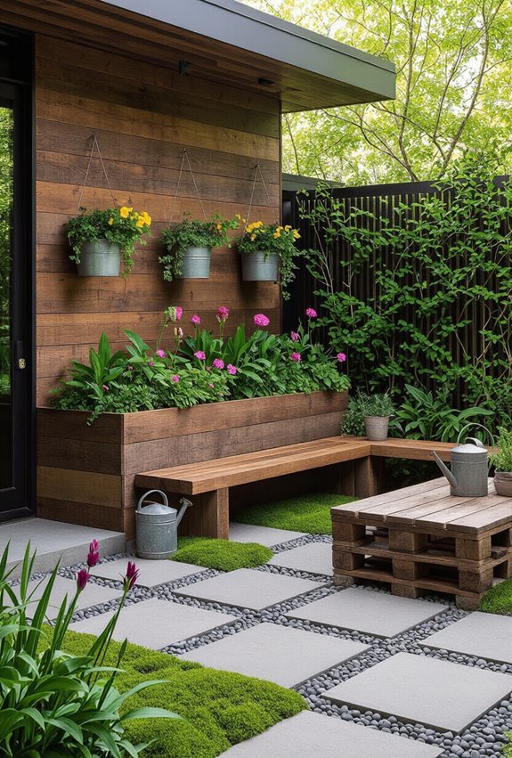 upcycled garden decor ideas
