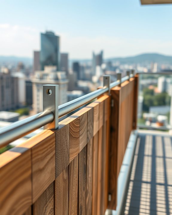 upcycled materials for railings