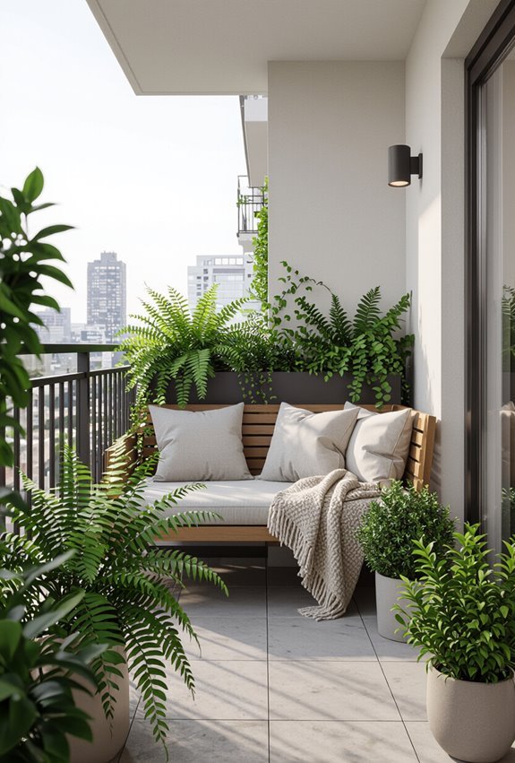 urban balcony bird watching refuge