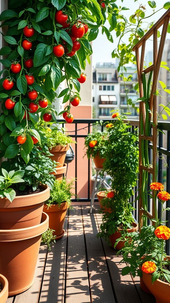 urban balcony edible gardening
