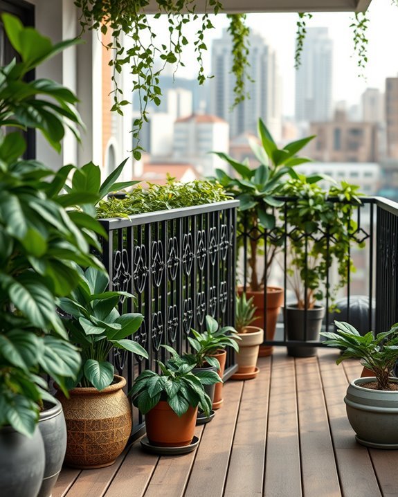 urban balcony greenery oasis