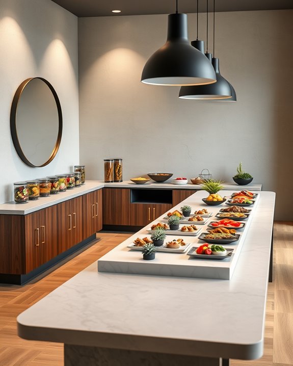 urban chic dining space