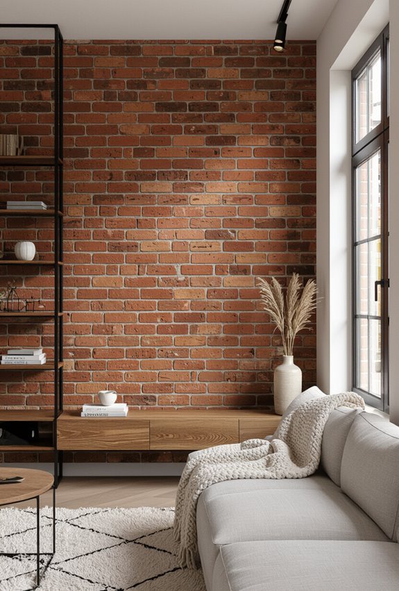 urban reclaimed brick wallpaper