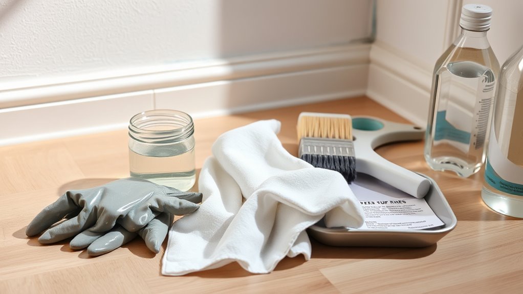 use chemical deglosser safely