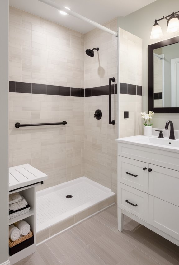 use contrasting colors for safety