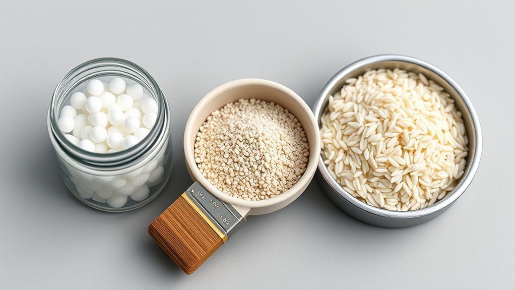 use desiccants to dry