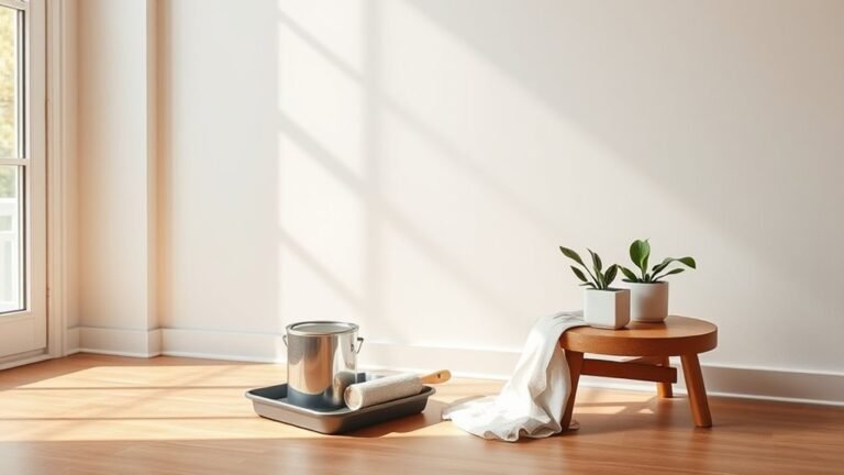 use exterior paint indoors sparingly