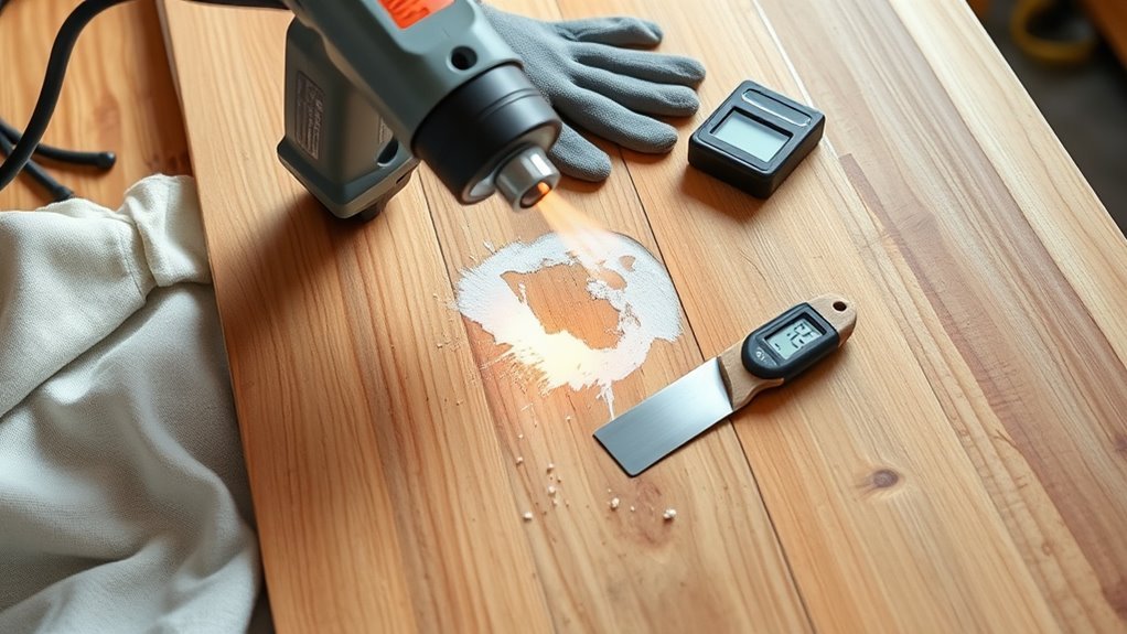 use heat safely and carefully