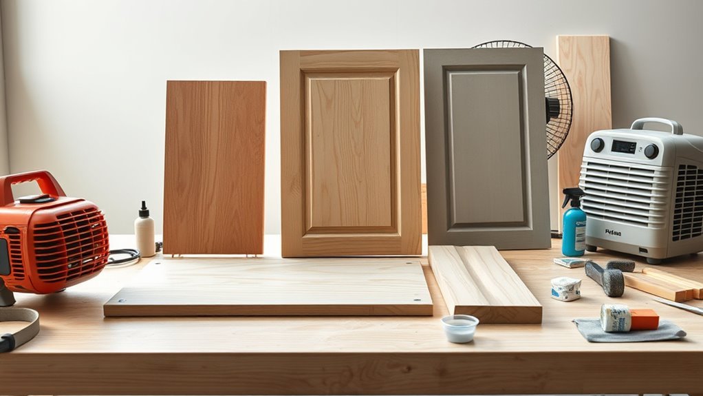 use thin coats and airflow