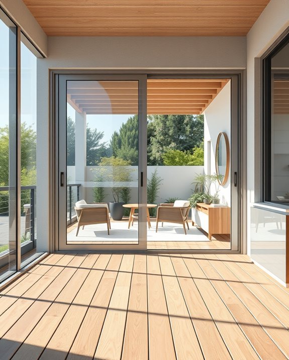 uv protected sliding doors