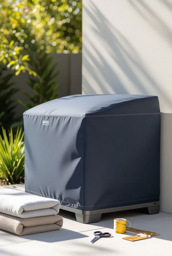 uv resistant seam sealed ac cover