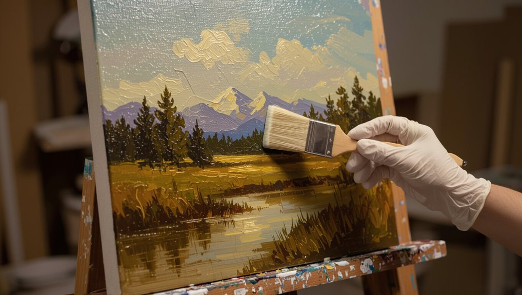 varnish after complete drying