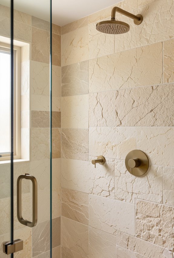 veined stone textured focal
