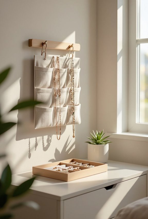 velvet lined stackable jewelry organizers