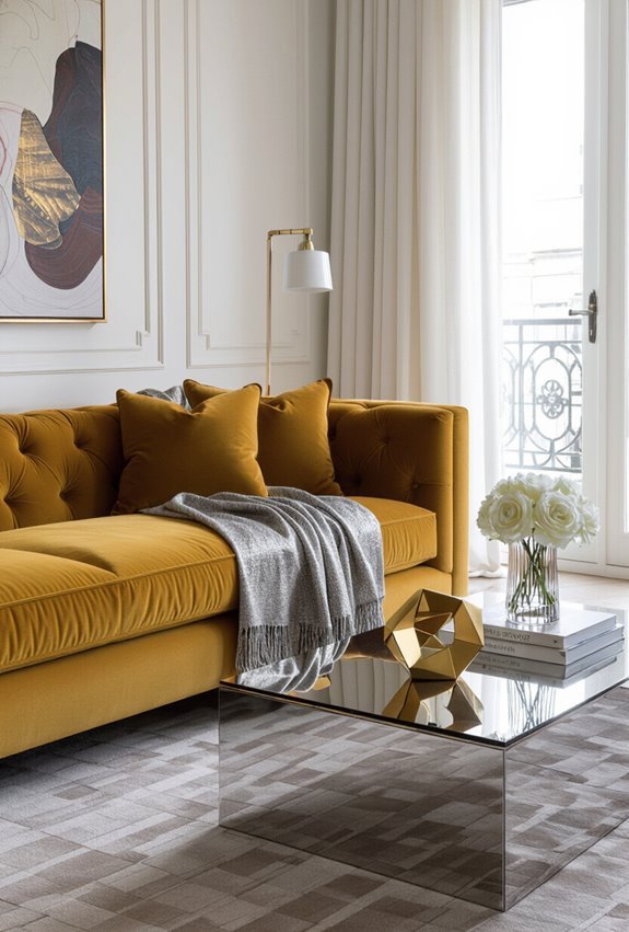 velvet meets metallic shimmer
