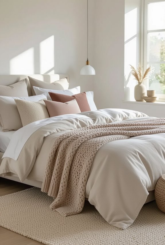 velvet throw with linen